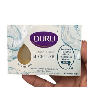 DURU Hydro Pure Micellar Body Bar Soap - White